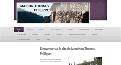 Desktop Screenshot of maisonthomasphilippe.com