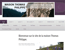 Tablet Screenshot of maisonthomasphilippe.com